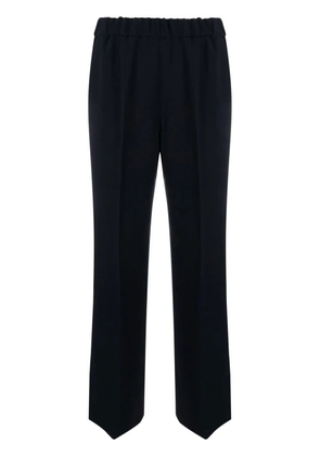Alberto Biani checked knitted trousers - Blue