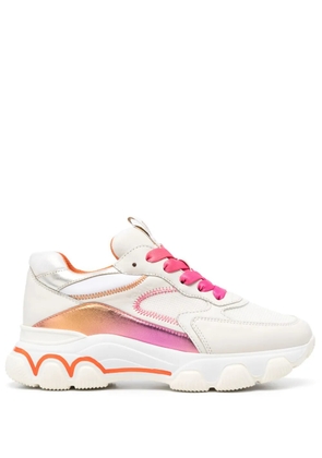 Hogan chunky-sole low-top leather sneakers - Neutrals