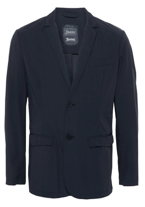 Herno Light Matt crepe blazer - Blue
