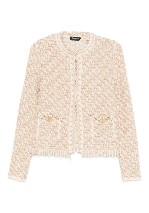 Fabiana Filippi frayed-edge tweed jacket - Neutrals