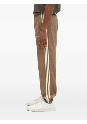 adidas 3-stripe logo track pants - Brown