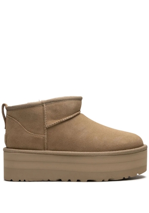 UGG Classic Ultra Mini Platform 50mm 'Mustard Seed' boots - Neutrals