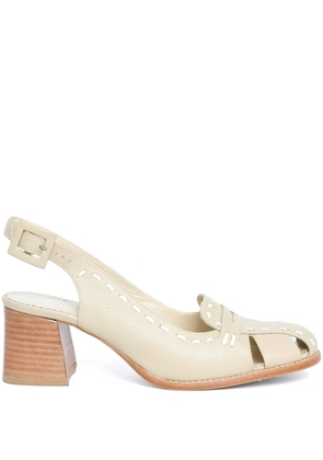 Sarah Chofakian 45mm Charmont pumps - Neutrals