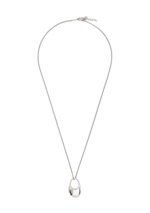 Coperni Locket brass necklace - Silver