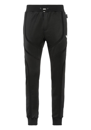 Philipp Plein logo-plaque track pants - Black