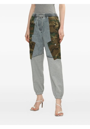 3.1 Phillip Lim camouflage-panel jeans - Blue