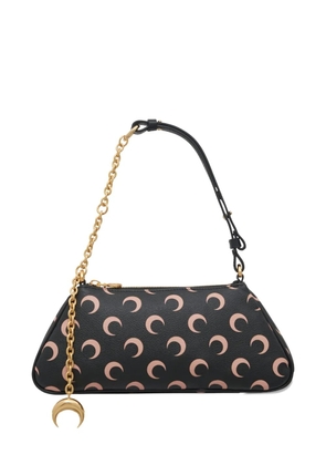 Marine Serre canvas clutch bag - Black