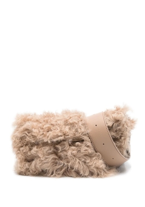 Alexander McQueen T-Bar cross body bag - Neutrals