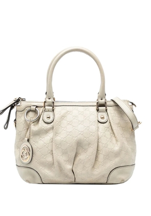 Gucci Pre-Owned 2016-2025 Guccissima Sukey satchel - White