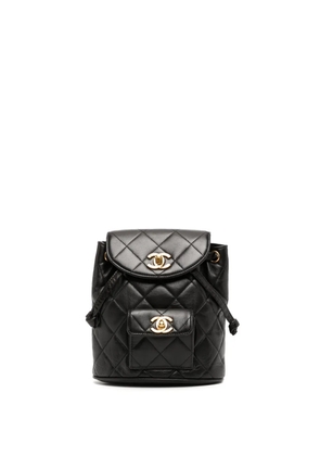 CHANEL Pre-Owned 1992 mini Duma backpack - Black