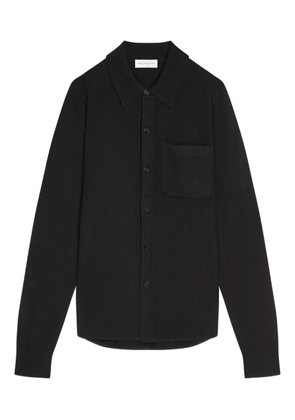 DRIES VAN NOTEN cashmere shirt - Black