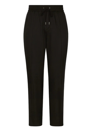 Dolce & Gabbana logo-plaque track pants - Black