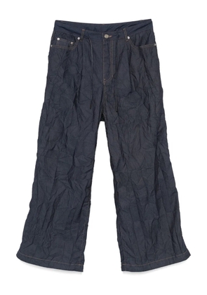 Juun.J crease-effect trousers - Blue