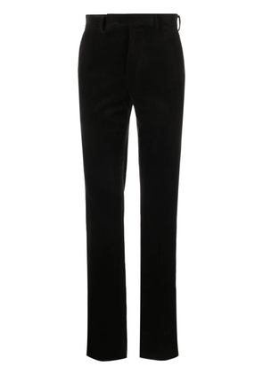 Zegna corduroy straight-leg trousers - Black