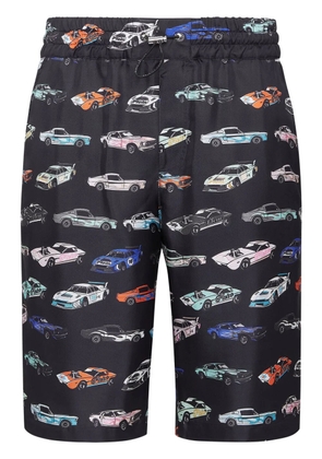 Philipp Plein Cool Kid Cars Racing shorts - Black