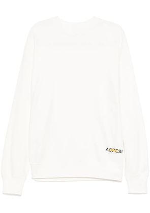ASPESI logo-print sweatshirt - White