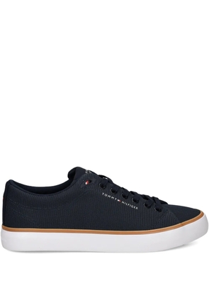 Tommy Hilfiger textured lace-up sneakers - Blue