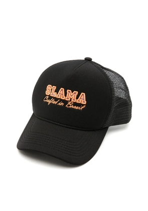 Amir Slama logo-embroidered mesh-panel cap - Black