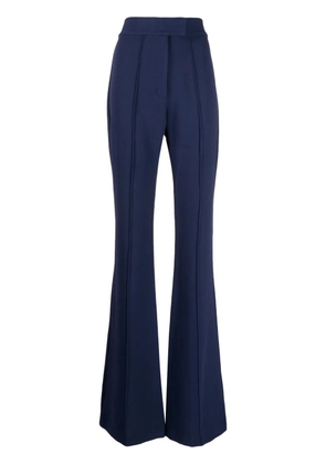 Alex Perry high-waisted flared trousers - Blue