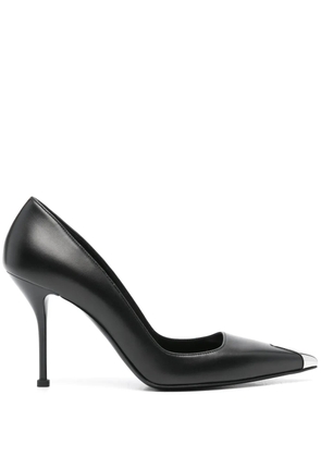 Alexander McQueen Punk 90mm leather pumps - Black