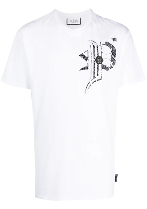 Philipp Plein SS Gothic Plein round-neck T-shirt - White