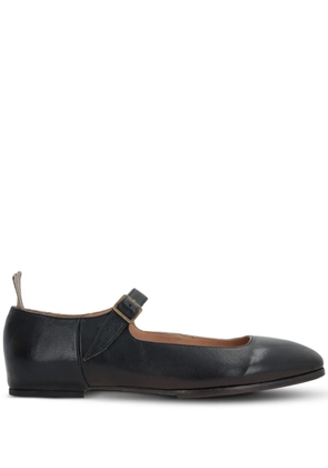 Ziggy Chen buckle-fastened mary janes - Black
