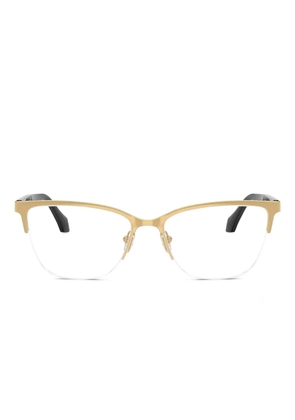 Versace Eyewear cat eye-frame glasses - Gold
