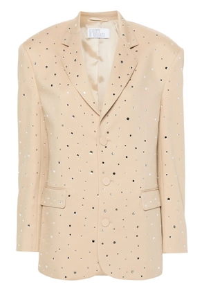 Giuseppe Di Morabito rhinestone-embellished single-breasted blazer - Neutrals