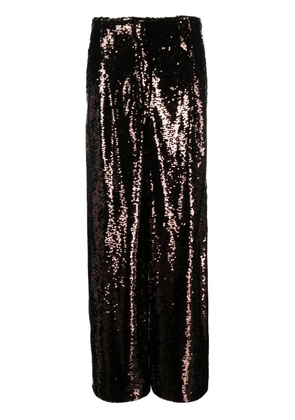 Philosophy Di Lorenzo Serafini sequined straight-leg trousers - Brown
