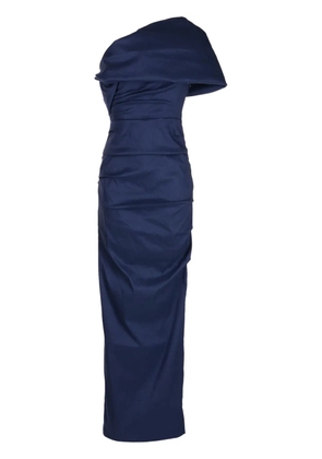 Rachel Gilbert Kat ruched maxi dress - Blue