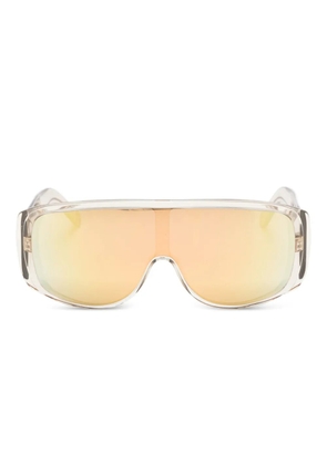 Retrosuperfuture shield-frame sunglasses - Neutrals