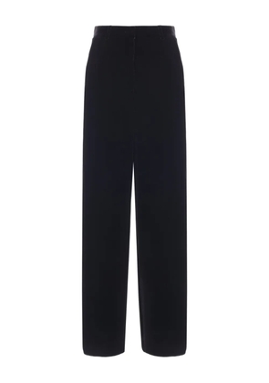 Giorgio Armani velvet straight trousers - Black