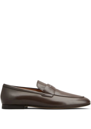 Tod's leather loafers - Brown
