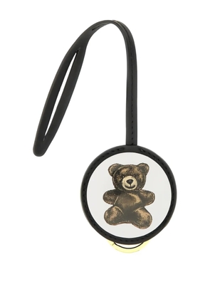 Moschino Teddy Bear-print keyring - Black