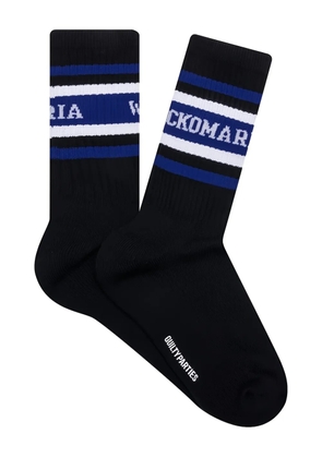 WACKO MARIA Skater Type 1 striped socks - Black