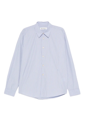 OUR LEGACY striped poplin shirt - Blue