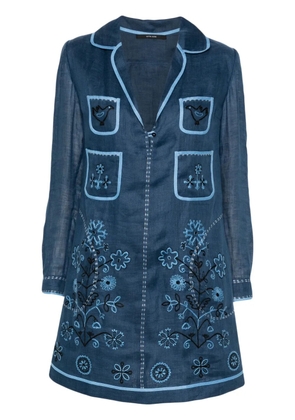 Vita Kin Misha linen mini dress - Blue