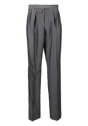 Maison Margiela belted tapered trousers - Grey