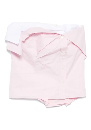 Miu Miu poplin top - Pink