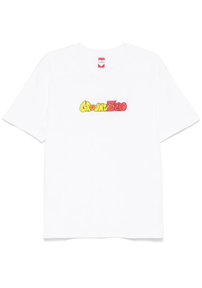 Ground Zero logo print T-shirt - White