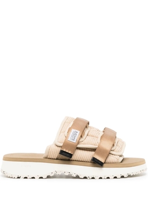 Suicoke Moto-Shellab logo-patch sandals - Neutrals