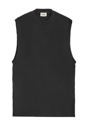 A Paper Kid logo-print tank top - Black
