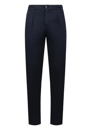Kiton cotton trousers - Blue