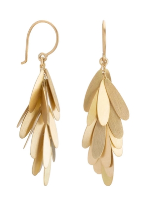 Sia Taylor 18kt yellow gold Daisy drop earrings
