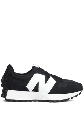 New Balance lace-up logo-patch sneakers - Black
