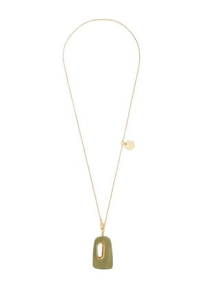 Marni trapeze pendant chain necklace - Gold