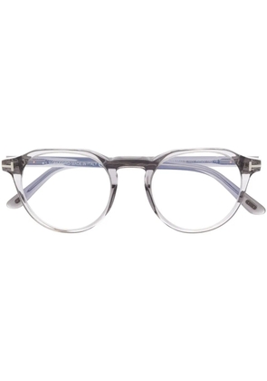 TOM FORD Eyewear FT5833B round-frame glasses - Grey