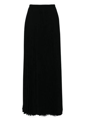 STYLAND high-waist pleated midi skirt - Black