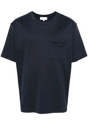 Lardini patch-pocket cotton T-shirt - Blue