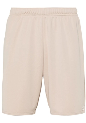 Courrèges appliqué logo track shorts - Neutrals